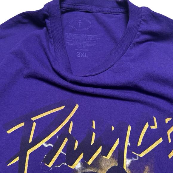 Y2K Prince Purple Rain Graphic T Shirt Men's 3XL Oversized Fit Music Tour - Picture 3 of 7
